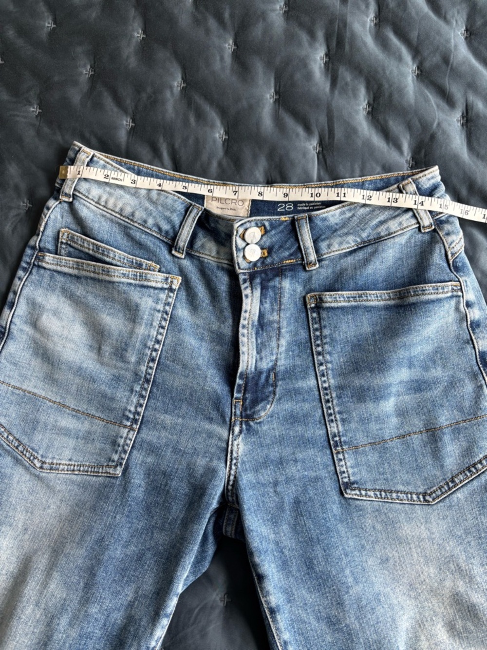 Pilcro by Anthropologie | Women’s The Wanderer Mid-Rise Relaxed Jeans Lonnie 28 - Picture 7 of 9